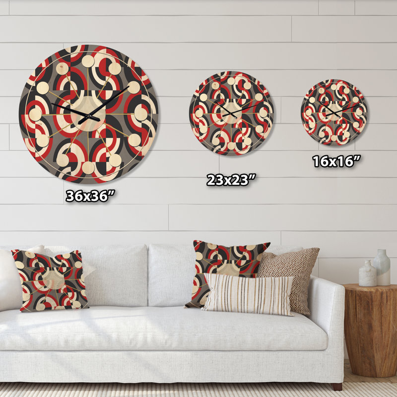 Solid Wood Wall Clock, Medium