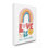 Impression d’art graphique, "l’arc-en-ciel amour" par Jennifer McCully