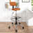 Miyana Comfy Adjustable Drafting Stool with Footrest, Adjustable Height-90620504