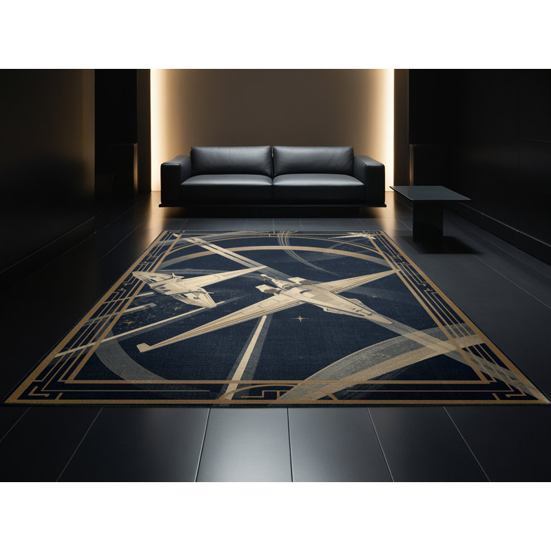 Tapis moelleux moelleux Vega Starfighter, 2 x 5