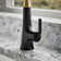 Tone Single Handle Pull Down Kitchen Sink Faucet with Three-Function Pull Down Sprayer