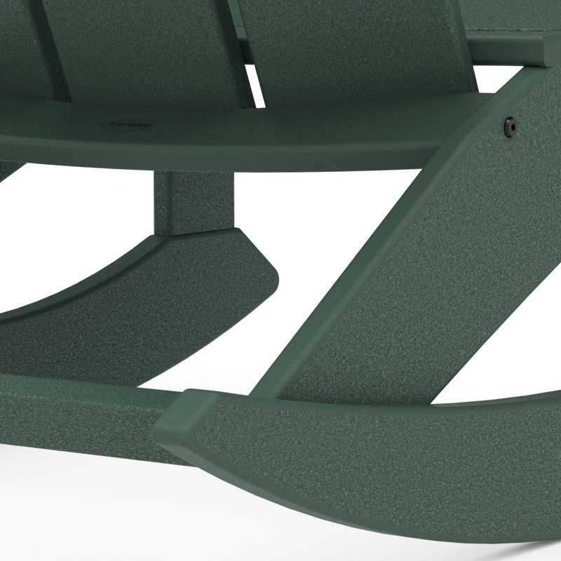 Chaise berçante Adirondack POLYWOOD, Vert