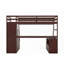 Lit mezzanine simple avec 7 tiroirs 2 tablettes - aucun sommier nécessaire, robuste et amp; Durable-61713906