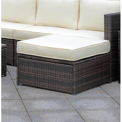 Repose-pieds d'extérieur avec coussin Morrell
