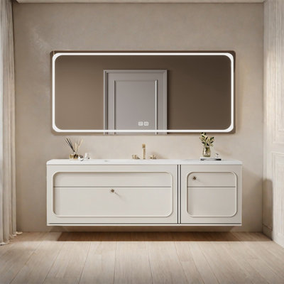 Armoire de salle de bain de style français élégant