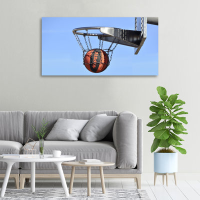 Basketball - No Frame Print on Canvas