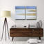 «Coast at Dawn» par Norman Wyatt Jr., ensemble de 2 reproductions d'art sur toiles tendues-28141500