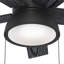 Ventilateur de plafond standard à 5 pales de 44 po avec lumières et chaînes de traction Lilliput-102508662