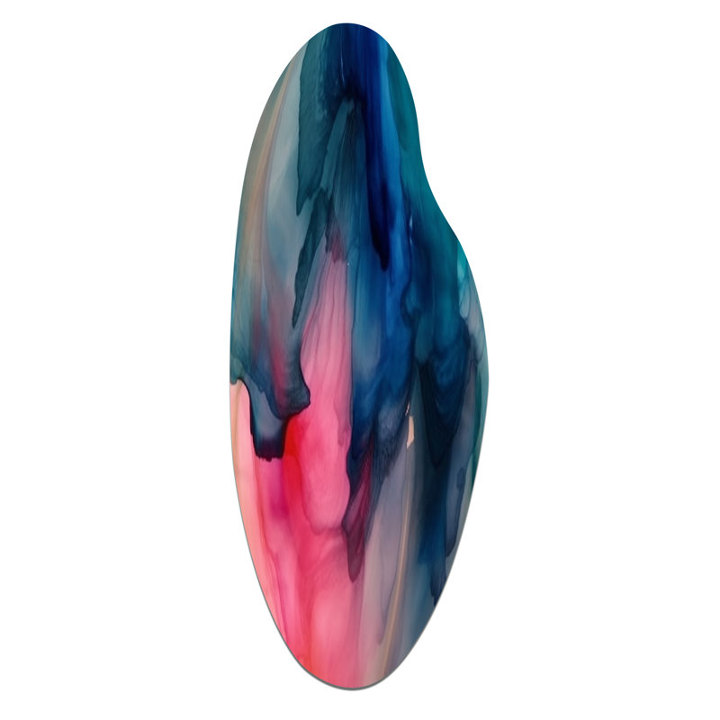 Cordaris - Art mural asymétrique en métal, H 30 po x l 11 po