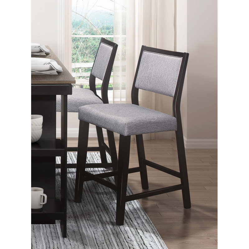 Ensemble de chaises à hauteur de comptoir 2 pièces, meubles de cuisine