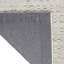 Tapis gris rayé en laine / viscose fait à la main Rectangle Valley-89957830
