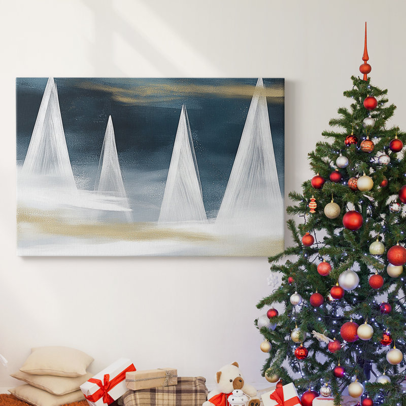Christmas Holiday Arts - Toile tendue avec châssis, H 8 po x l 12 po