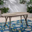Table de salle à manger en bois d'acacia 70 "-1754567662