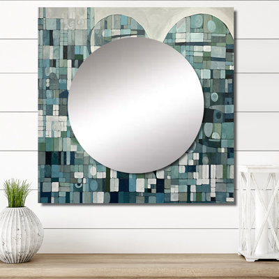 Serle - Boho Mosaic Square Mirror Wall Decor For Bedroom