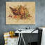 "Epic Graffiti" Cornucopia "par Cheri Blum, art mural sur toile, 34 po x 26 po