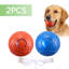 2pcs Rechargeable Interactive Pet Ball Toys with LED Lights