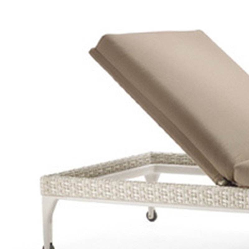 Chaise longue imperméable pour l'extérieur