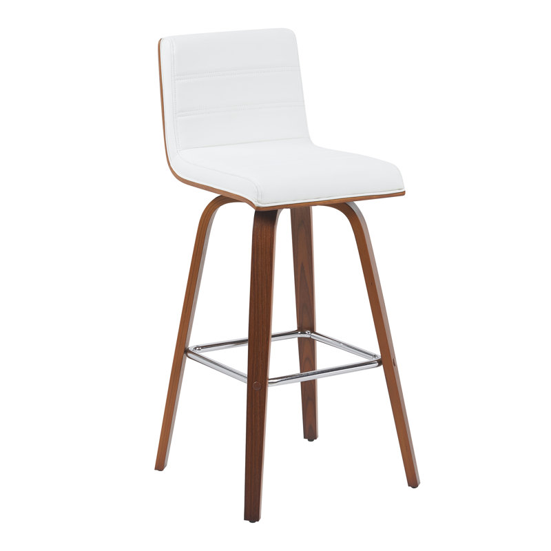 Tabouret de bar et de comptoir Biance, Brun, Blanc, Tabouret de bar (siège d'une hauteur de 30 po)