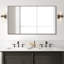 Élégant miroir rectangulaire encadré en aluminium pour salle de bain, chambre à coucher-1210179009-1210179012