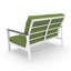Causeuse d'extérieur en métal avec coussin Sunbrella Townsend-116257307-116257301