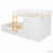 Full Size Bed with Multiple Drawers and Mini Wardrobe, MDF & Solid Wood, Modern Storage Design for Kids and Teens-983800587