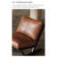 Chaise d'appoint Mid-Century en microfibre moderne avec cadre en bois massif pour le salon