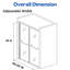 50" - 54" W x 72" H Double Sliding Semi-Frameless Shower Door-51248377