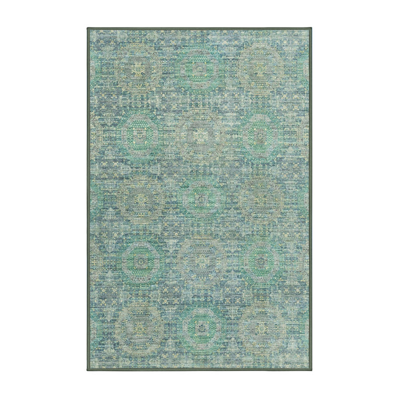 Tapis abstrait 100% lavable à la machine 2359 ABS2359, Rectangle 8 pi x 12 pi