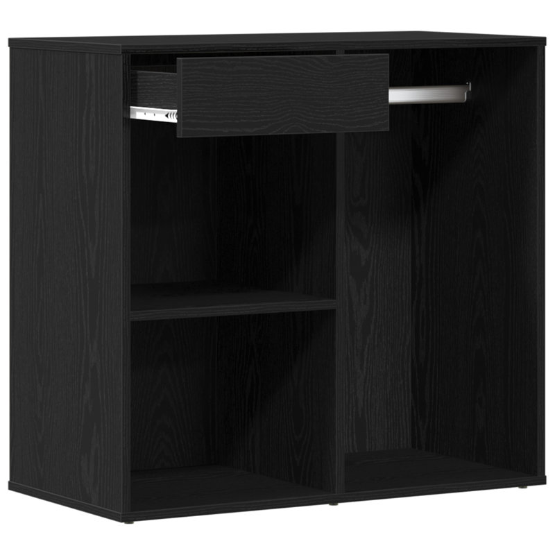 Solid Wood Rectangle Accent Cabinet