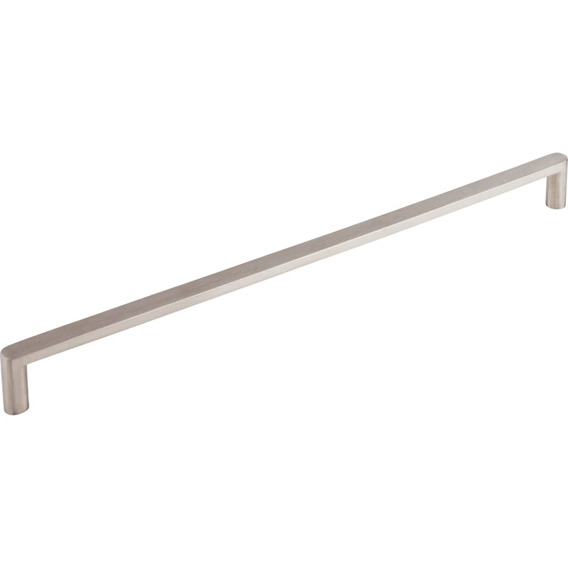 Latham Bar Pull, Brushed Stainless Steel, 12 5/8" Center to Center