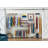 ShelfTrack 84" W - 120" W Closet System Starter Kit