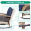 Chaise berçante 2 pièces Dayhsaun-472139120