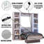 Lit escamotable Easy-Lift en grain de bois avec deux étagères-1068038462-1059557240