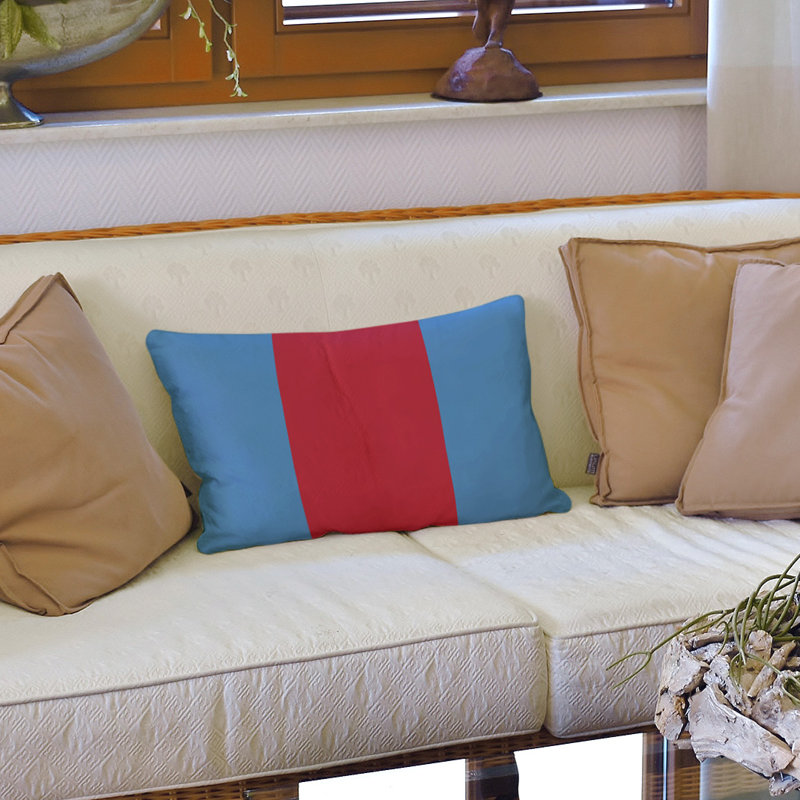Housse de coussin lombaire Atlanta, Bleu / rose, Tennessee Red
