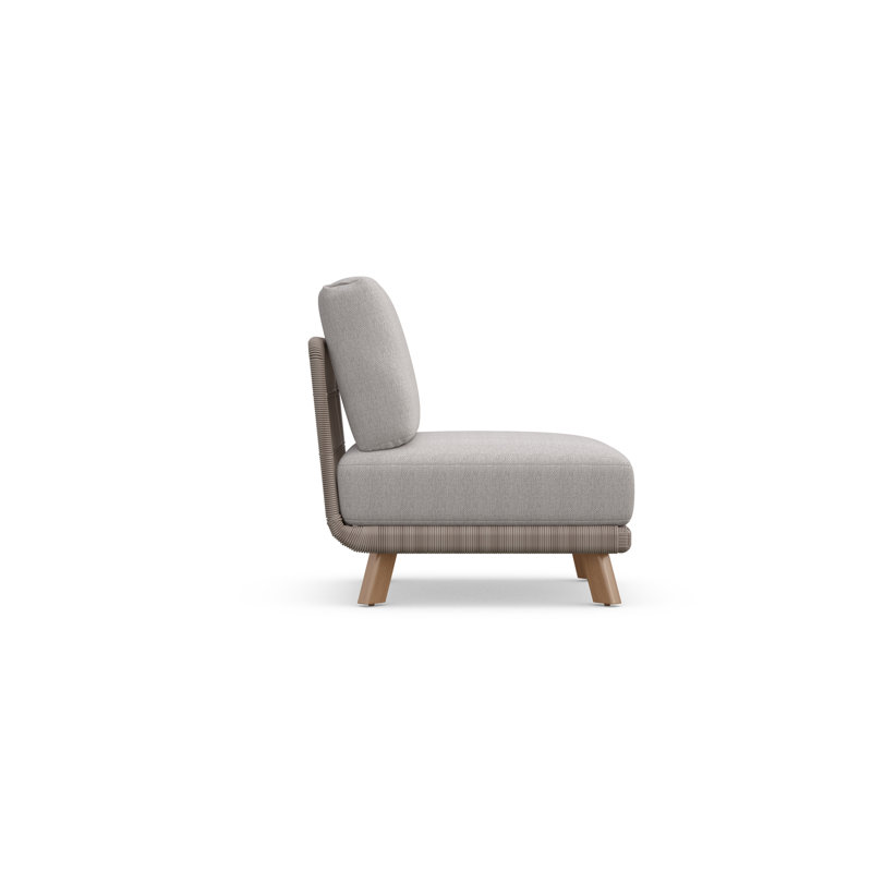 Sicily Armless Chair + Desert Cushion