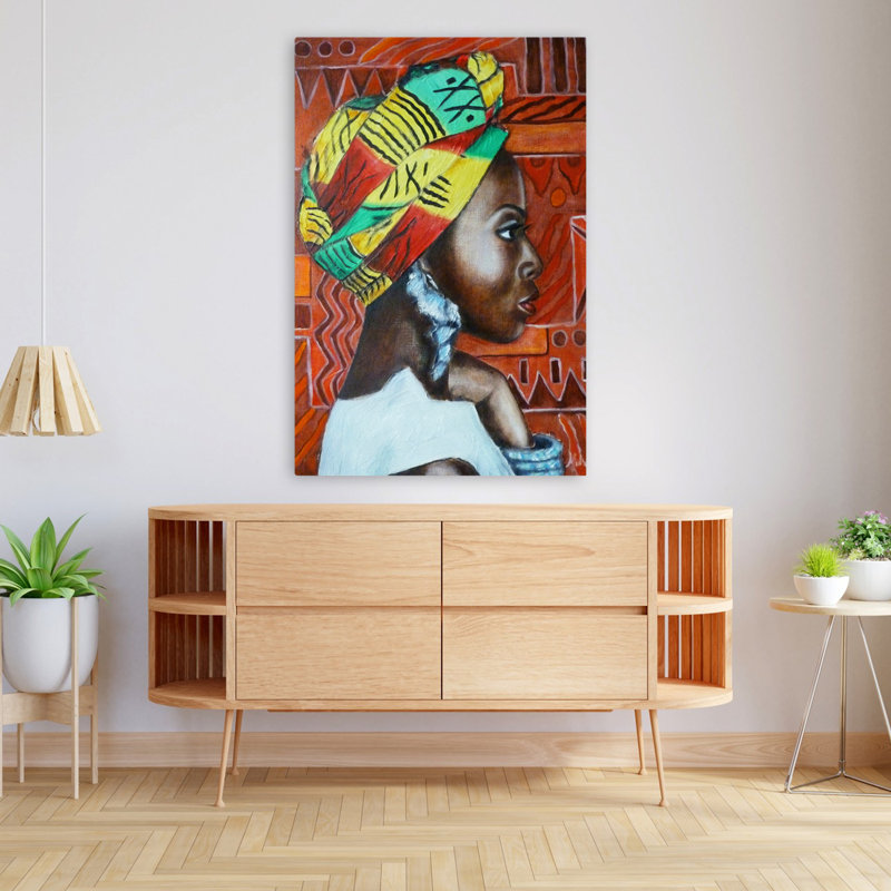 Model 3 - Multicultural Figurative Art, 48" H x 32" W