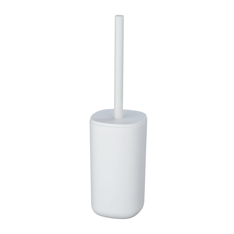 Davos Free-Standing Toilet Brush & Holder, White