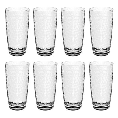 Christa 23.8oz. Acrylic Drinking Glass Set