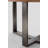 Valencia Walnut Metal Base Dining Table