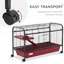 Petite cage pour animaux 41,5 "L pour lapins, furets - avec mangeoire, rampe, plateforme, roulettes Easy-Move