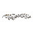 Brown Metal Leaf Home Wall Decor