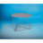 Gray Color Display & Utility Accent Table
