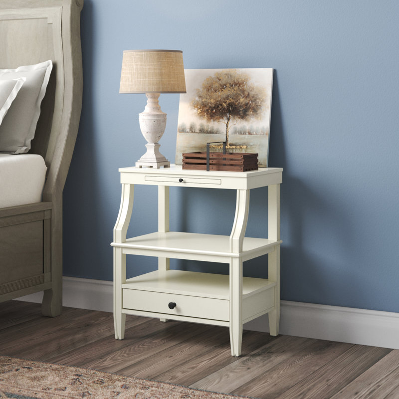 Krehbiel 23.75'' W Nightstand, Antique White