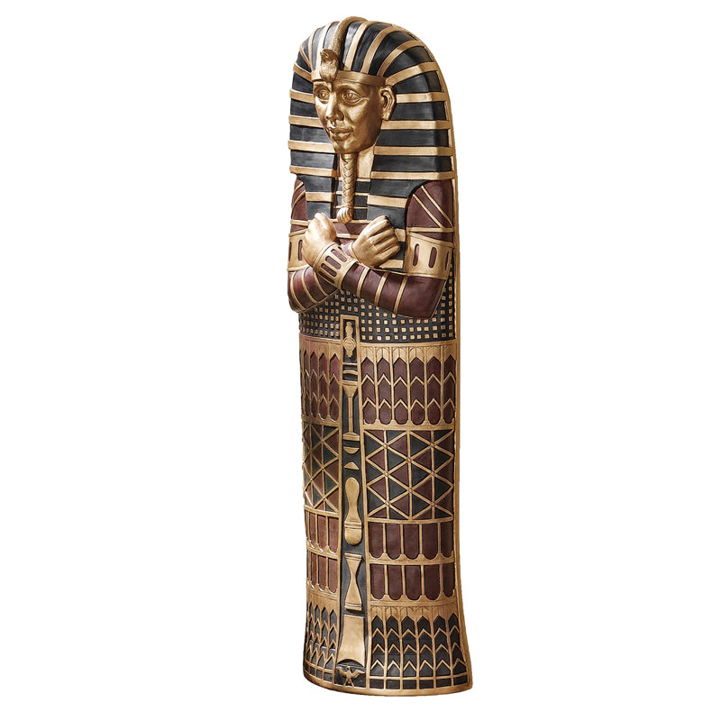 King Tut Sarcophagus Wall Sculpture