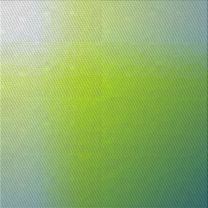 Tapis vert/gris à motifs, Carré 4 pi