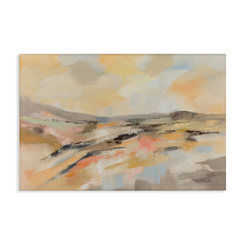 Sunlit Riverside Warm Tones, conception de Silvia Vassileva, H 20 po x l 30 po