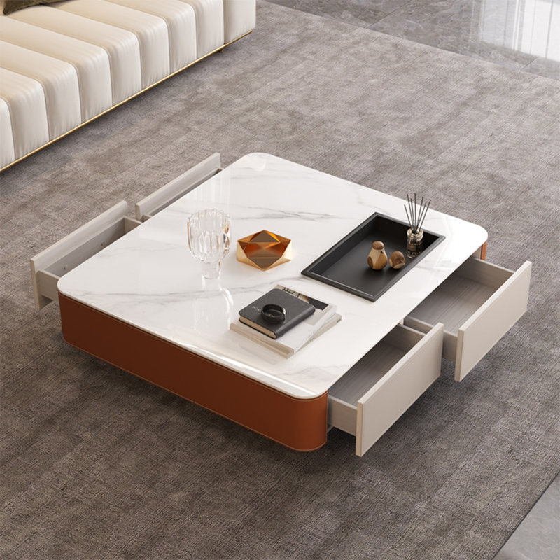Table basse simple, H 15,7 po x l 39,4 po x P 39,4 po