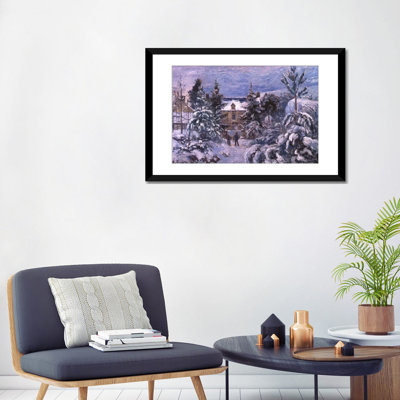 «Piettes House» par Camille Pissarro, reproduction d'art sur toile