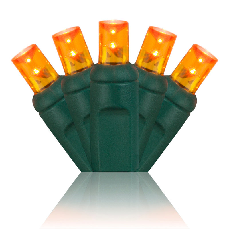 LED Christmas 70 Light String Light, Green, 284.4” L, Green