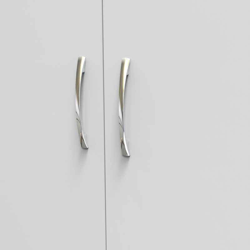 Dekyn Manufactured Wood Wardrobe, White Matt